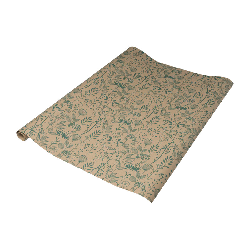 Cadeaupapier eco kraft - diverse varianten - 70x200 cm 