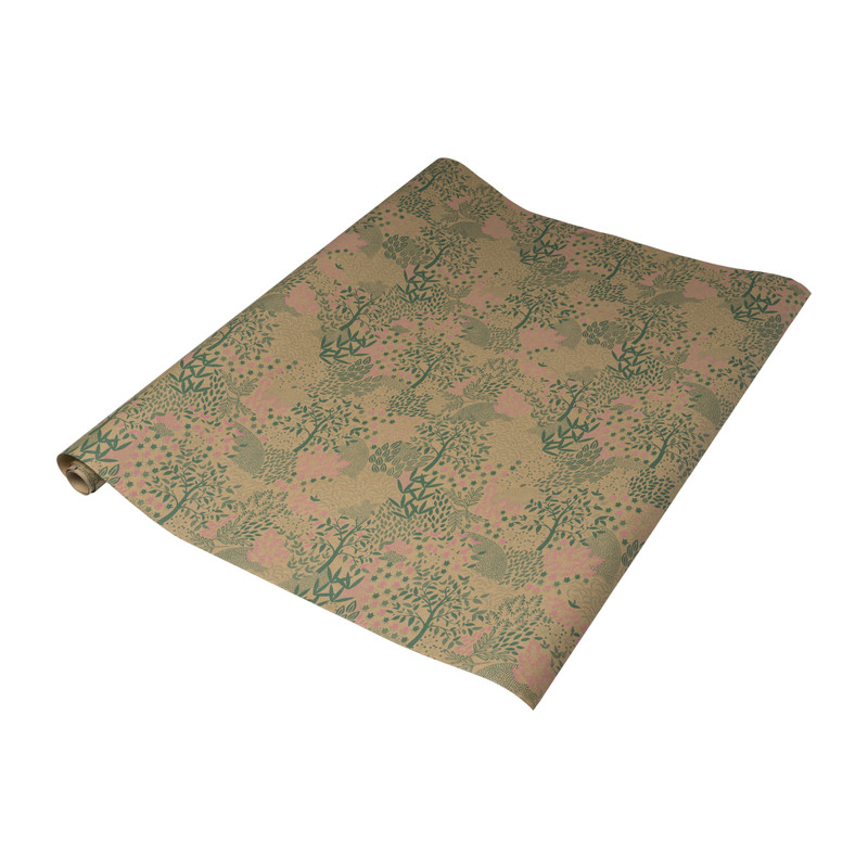 Cadeaupapier eco kraft - diverse varianten - 70x200 cm 