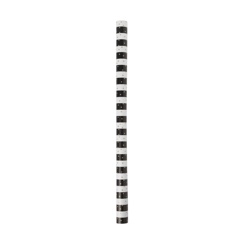 Kadopapier - zwart/goud/wit - diverse varianten - 70 cm