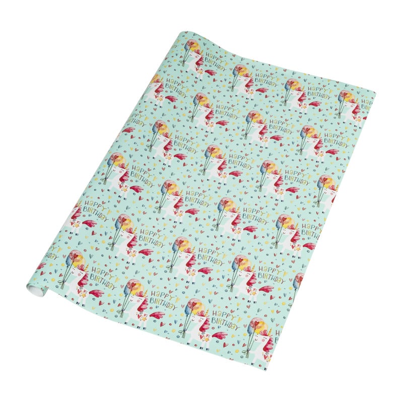Inpakpapier kids - diverse varianten - 300x70 cm