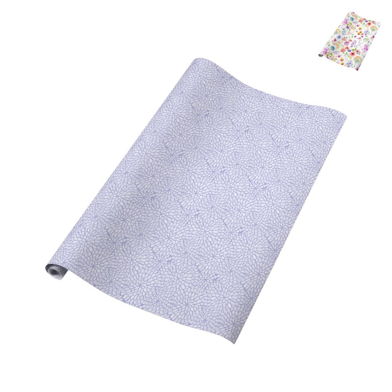 Inpakpapier bloemen - diverse varianten - 70x200 cm