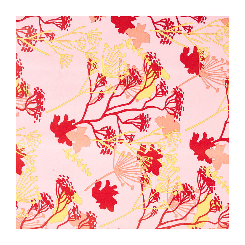 Inpakpapier nature - roze - 200x70 cm