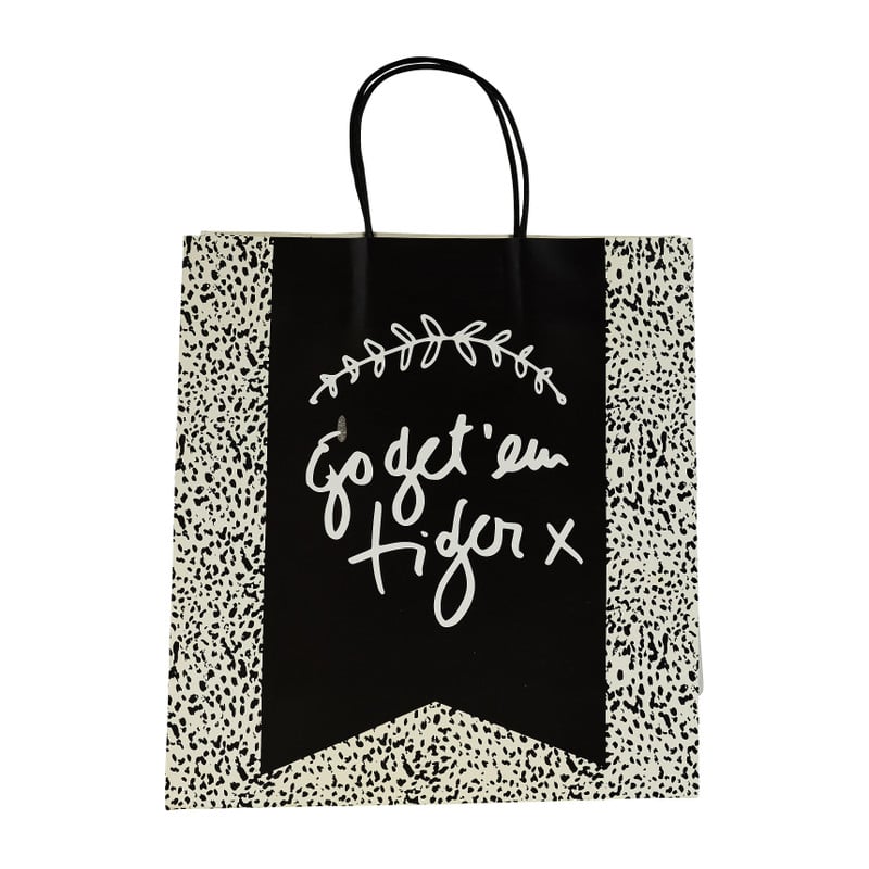 Cadeautasje go get em tiger - 26x10 cm