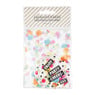 Cadeaustickers confetti - 6.5 cm - set van 10