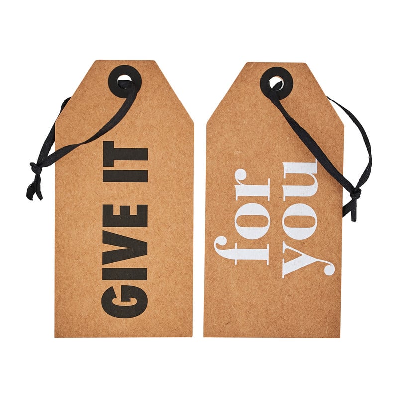 Cadeaulabels -  set van 10 