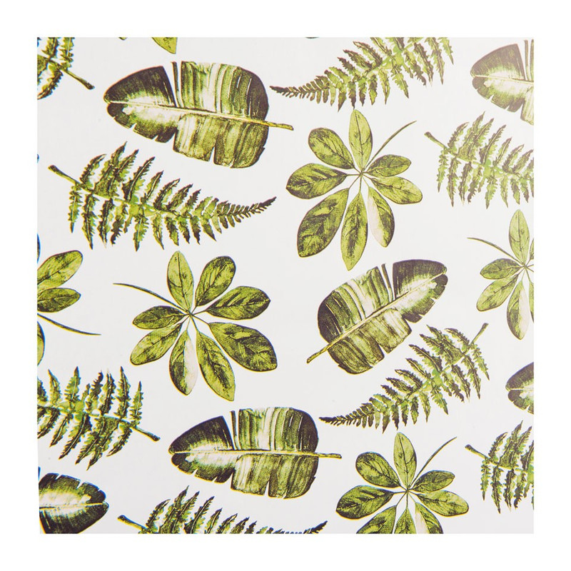 Inpakpapier leaves