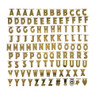 Maak je eigen letterslinger - goud