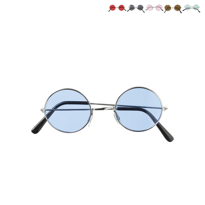 Bril met gekleurd glas - diverse kleuren 