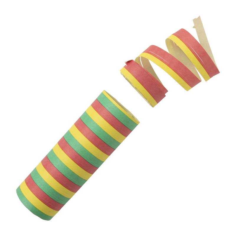 Serpentine gekleurd - 6 stuks