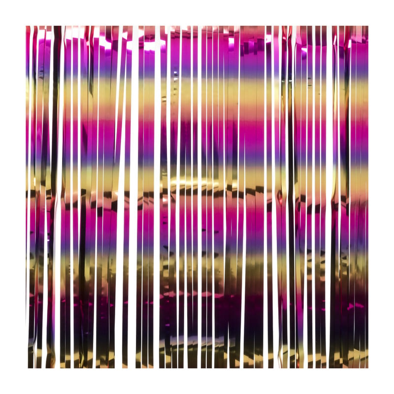 Backdrop gekleurd - plastic - 200x100 cm
