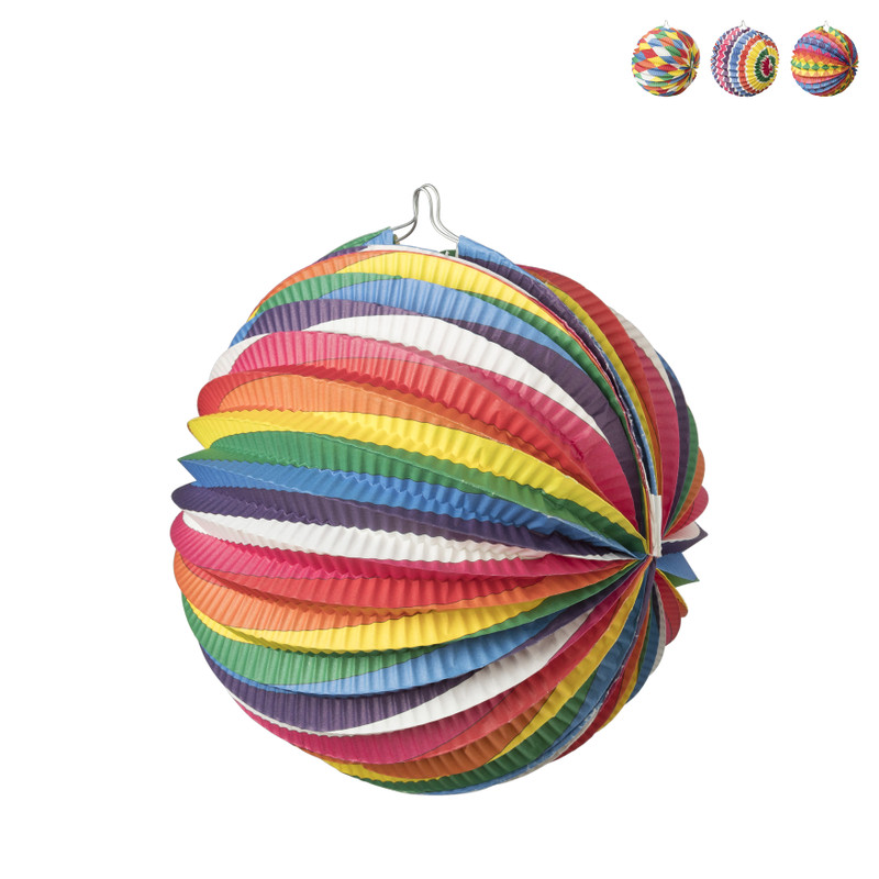 Papieren lampion - diverse varianten - 22 cm