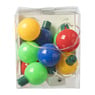 Lichtsnoer gekleurde ballen - 140x3,5 cm