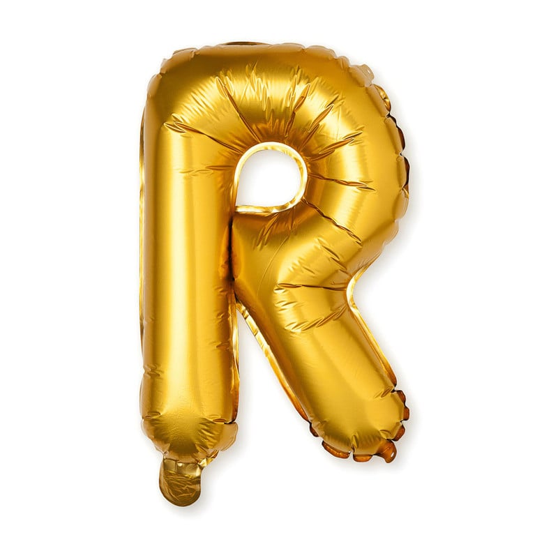 Folieballon - R - 30 cm 