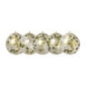 Confettiballon - goud - 5 stuks