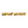 Folie ballon -  Hiphip hooray