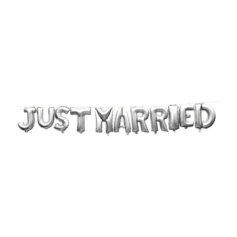 Folie ballon - Just Married (oud)