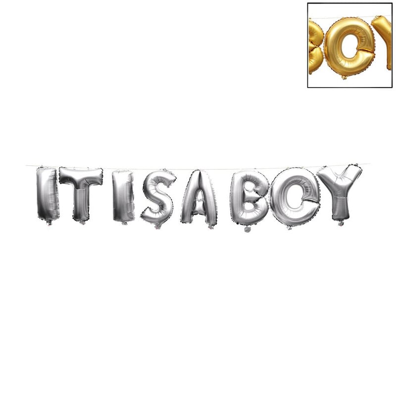 Folie ballon - It is a boy (oud)