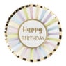 Rozet - happy birthday - 12 cm
