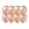 Ballonnen metallic - rose goud - set van 8