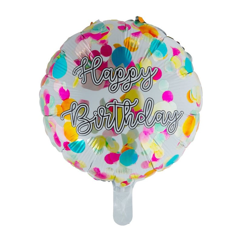 Folie ballon - confetti - 40 cm 