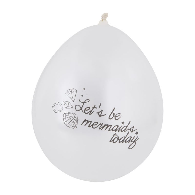 Ballon mermaid - 8 stuks