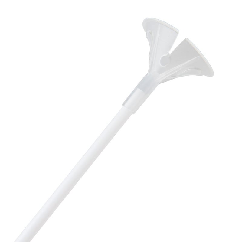 Ballon draagstaafjes - wit - 25 stuks