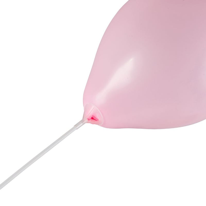 Ballon draagstaafjes - wit - 25 stuks
