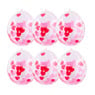 Ballon confetti - hartjes - set van 6