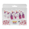 Taartkaarsjes - unicorn - set van 5 