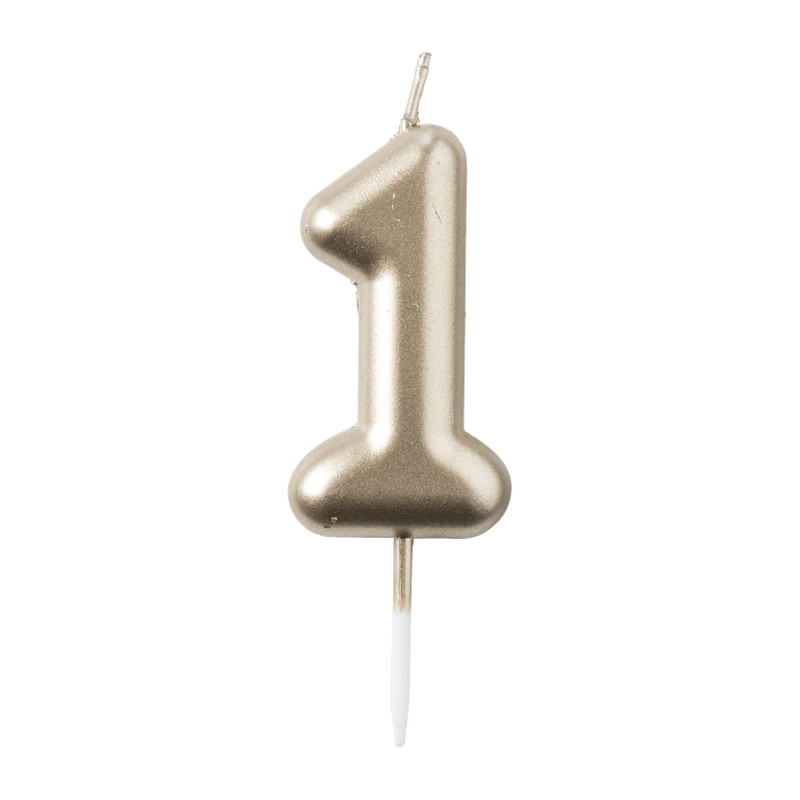 Cijferkaars 1 - goud 