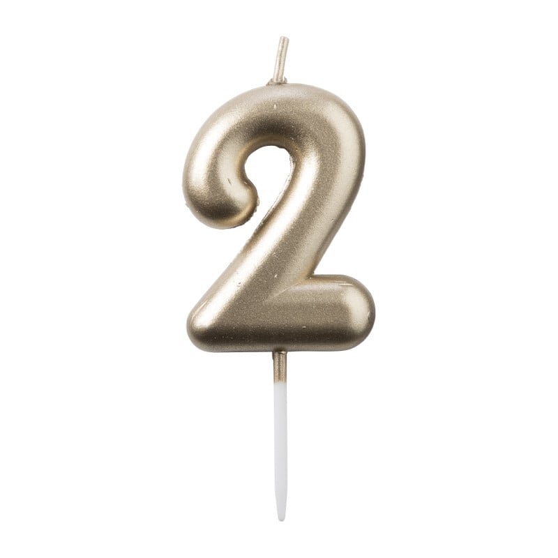 Cijferkaars 2 - goud 