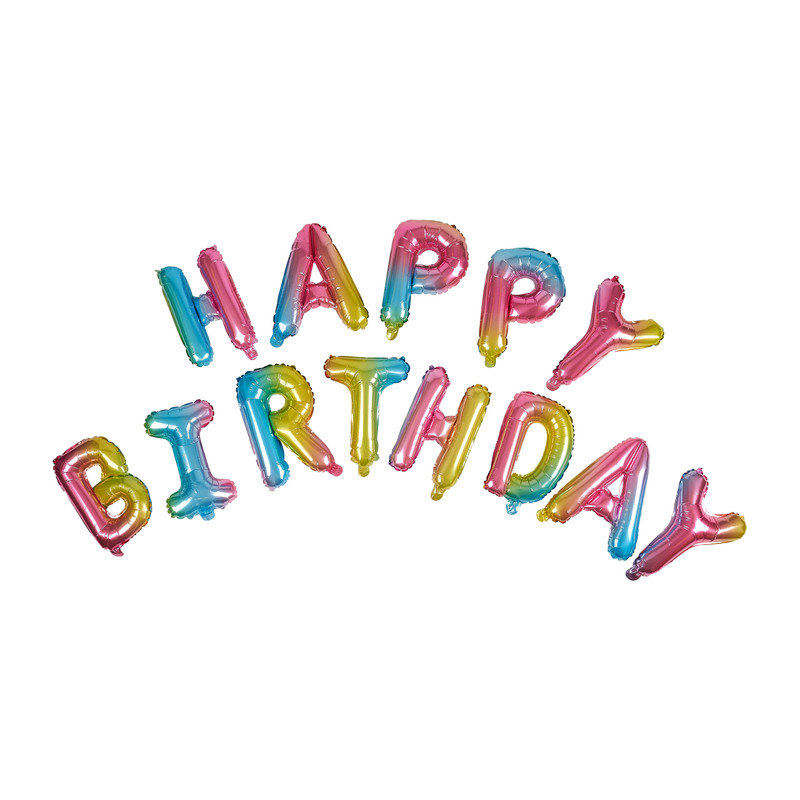 Folieballon - Happy Birthday
