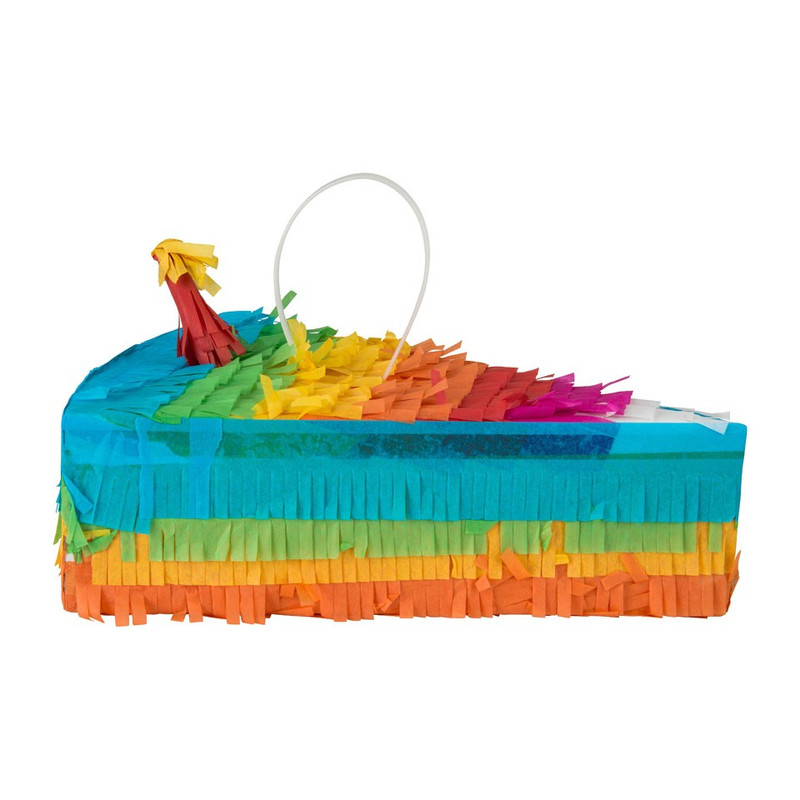 Pinata taartstuk - 25x16x10 cm
