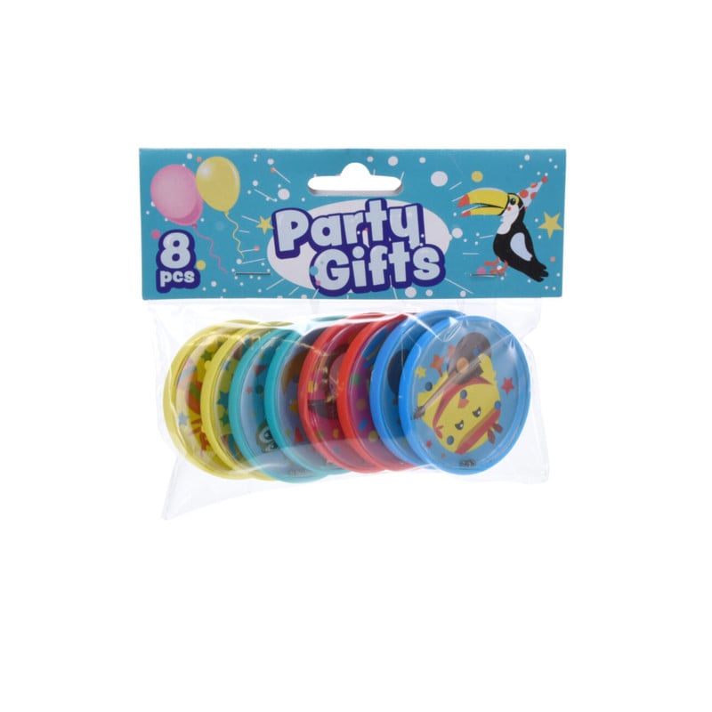 Uitdeelcadeautje kantelpuzzel - multikleur - set van 8