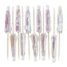 Cocktail parapluutjes iriserend - set van 12