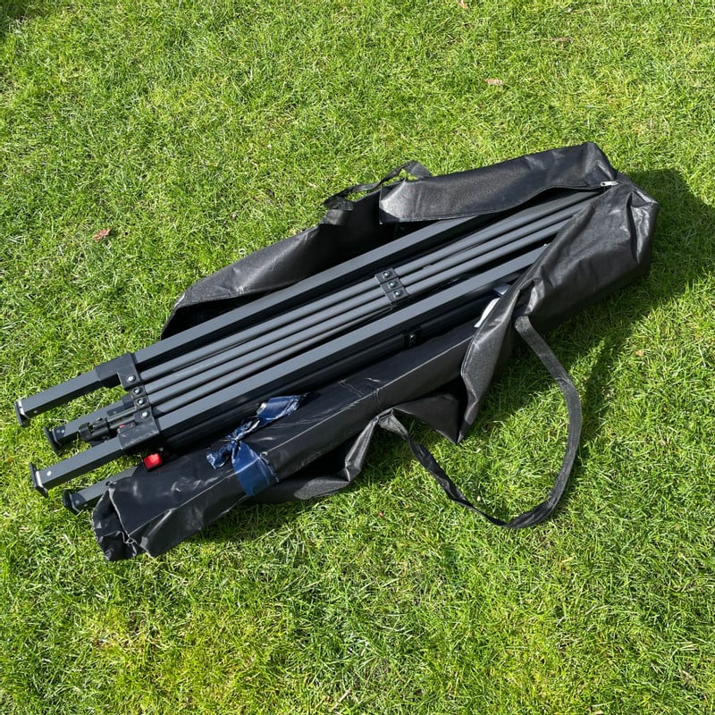 Partytent easy-up - zwart - 3 x 3 meter 