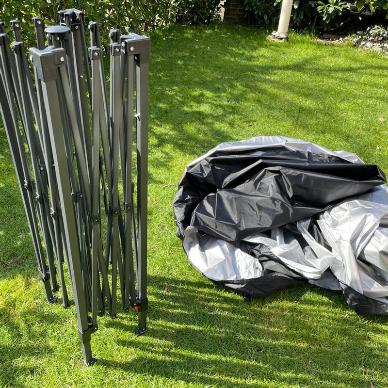 Partytent easy-up - zwart - 3 x 3 meter 