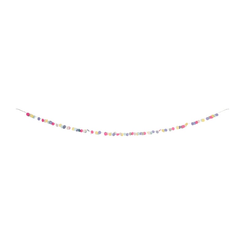 Slinger gekleurde rondjes - papier - 50 cm