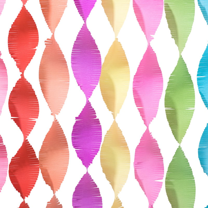 Backdrop crêpe papier - multikleur - 15x200 cm