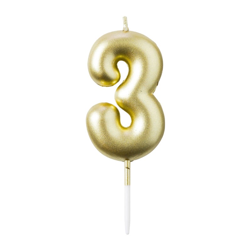 Cijferkaars 3 - goud