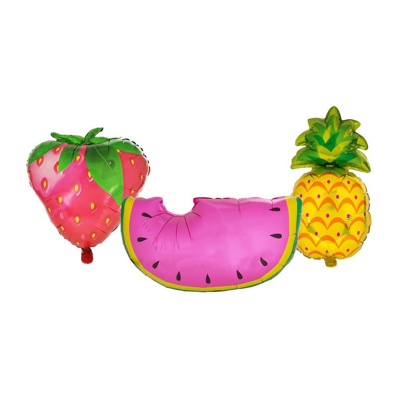 Ballonnen fruit - set van 3