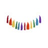 Slinger tassel regenboog - 3 meter