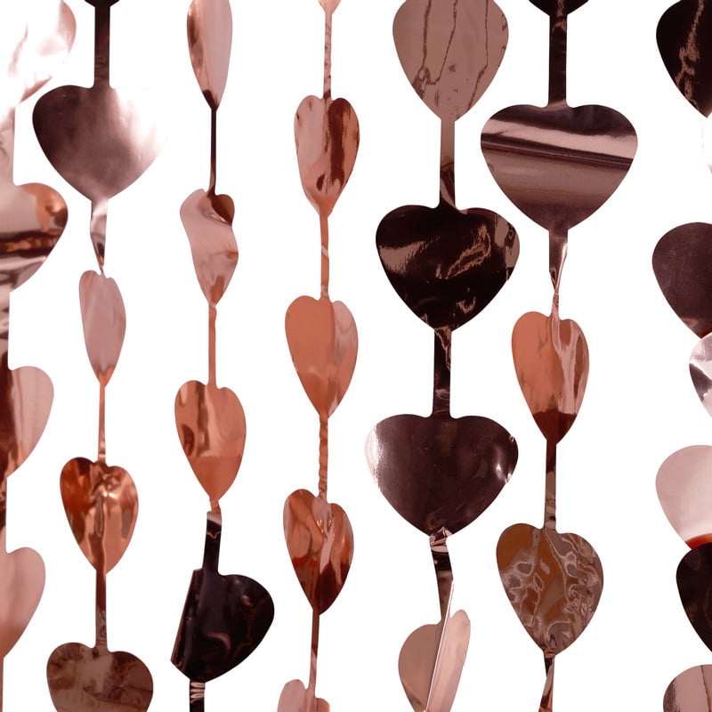 Backdrop slinger - rose goud - 180x200 cm