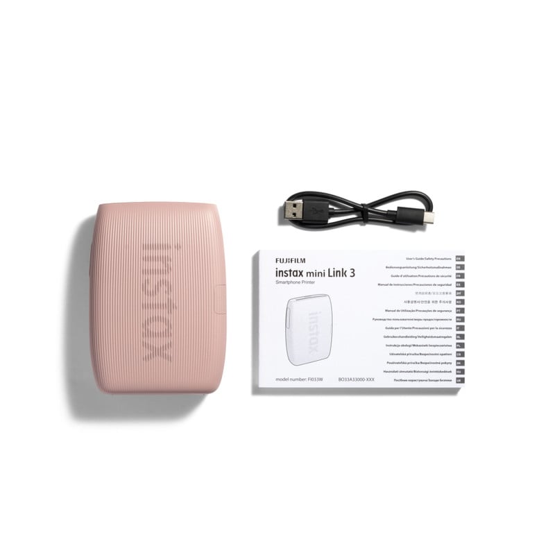 Instax mini link 3 pocket printer - roze
