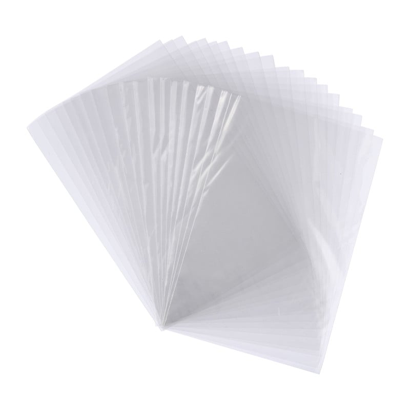 Zakje transparant - 18.5x12 cm - set van 20 