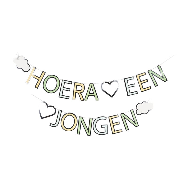 Letterslinger jongen - 250 cm