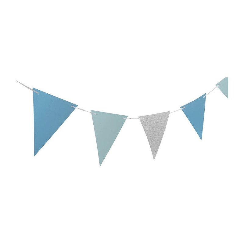 Vlaggenlijn DIY - blauw