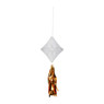Honeycomb ruit met tassel - set van 2