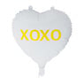 Folie ballon hart - goud/wit - set van 2 