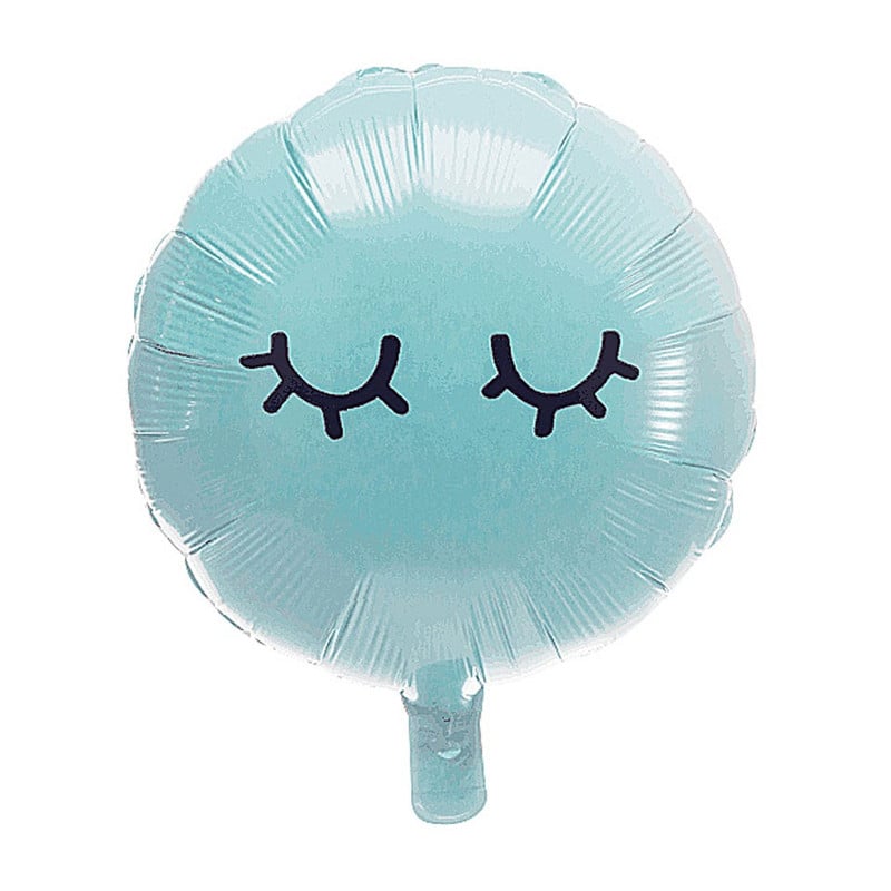 Folie ballon wink - blauw - 35 cm